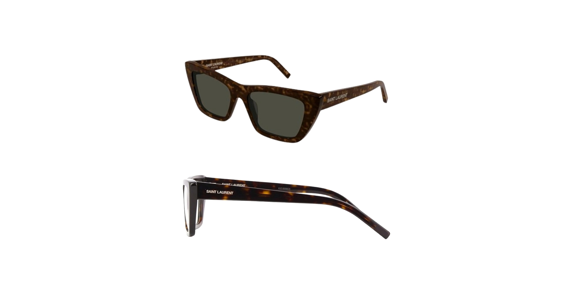 Saint Laurent キャットアイサングラス Saint Laurent iconic MICA cat-eye havana sunglasses